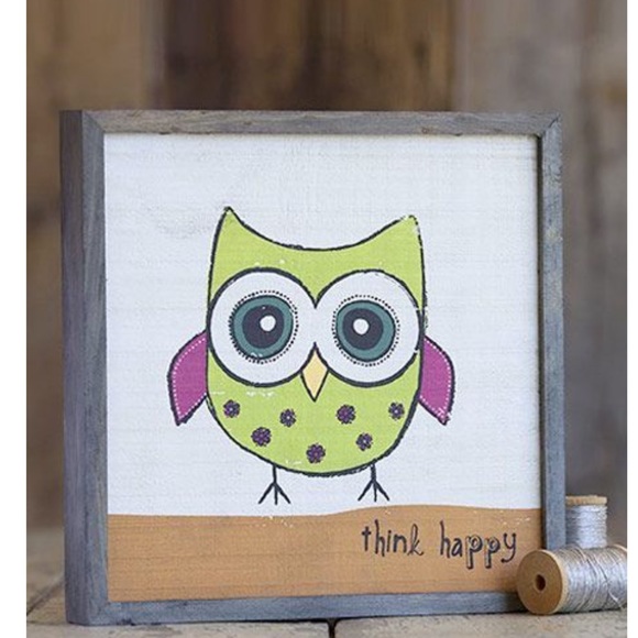 Wooden Owl Picture - Picture 1 of 3